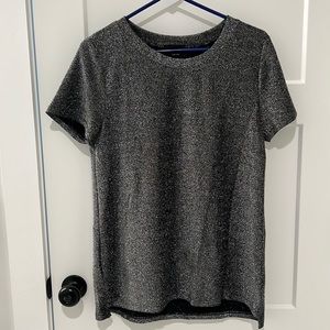 Black/silver galaxy shimmer tshirt